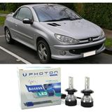Photon Peugeot 206 cc Uzun Far Ampulü H1 Access Yeni Seri Beyaz 2000-2007 - 00-Beyaz