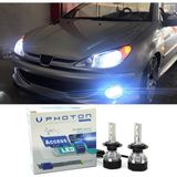 Photon Peugeot 206 LED Xenon Kısa Far Ampulü H7 Access Yeni Seri Beyaz 2003+ - 00-Beyaz