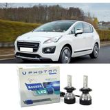 Photon Peugeot 3008 LED Xenon Kısa Far Ampulü H7 Access Yeni Seri Beyaz 2010-2013 - 00-Beyaz