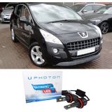 Photon Peugeot 3008 LED Xenon Kısa Far Ampulü H7 Ultimate 9500 Lumens Yeni Seri Beyaz 2010-2013
