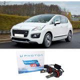 Photon Peugeot 3008 LED Xenon Kısa Far Ampulü H7 Ultimate 9500 Lumens Yeni Seri Beyaz 2013-2016