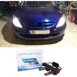 Photon Peugeot 307 LED Xenon Uzun Far Ampulü H7 Ultimate 9500 Lumens Yeni Seri Beyaz 2005+