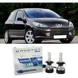 Photon Peugeot 307 Uzun Far Ampulü H1 Access Yeni Seri Beyaz 2001-2008 - 00-Beyaz