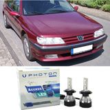 Photon Peugeot 605 LED Xenon Kısa Far Ampulü H1 Access Yeni Seri Beyaz - 00-Beyaz
