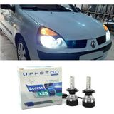 Photon Renault Clio 2 LED Xenon Uzun Far Ampulü H1 Access Yeni Seri Beyaz 2002-2006 - 00-Beyaz