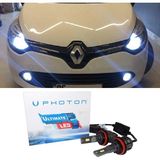 Photon Renault Clio 4 LED Xenon Uzun Far Ampulü H1 Ultimate 9500 Lumens Yeni Seri Beyaz
