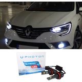 Photon Renault Megane 4 LED Xenon Sis Far Ampulü H16 Ultimate 9500 Lumens Yeni Seri Beyaz