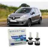 Photon Renault Scenic Kısa Far Ampulü H7 Access Yeni Seri Beyaz 2009-2016 - 00-Beyaz