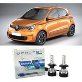 Photon Renault Twingo Uzun+Kısa Far Ampulü H4 Access Yeni Seri Beyaz 2014-2023 - 00-Beyaz
