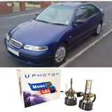 Photon Rover 400 LED Xenon Uzun + Kısa Far Ampulü H4 Mono Yeni Seri Beyaz