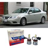 Photon Saab 9-3 LED Xenon Uzun + Kısa Far Ampulü H4 Duo Yeni Seri Beyaz