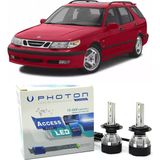 Photon Saab 9-5 LED Xenon Kısa Far Ampulü H7 Access Yeni Seri Beyaz 2001+ - 00-Beyaz