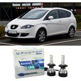 Photon Seat Altea LED Xenon Uzun Far Ampulü H1 Access Yeni Seri Beyaz 2004+ - 00-Beyaz