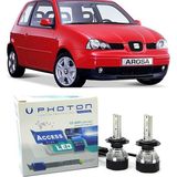 Photon Seat Arosa LED Xenon Kısa Far Ampulü H7 Access Yeni Seri Beyaz 2000-2005 - 00-Beyaz