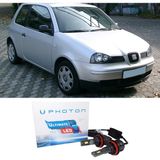Photon Seat Arosa LED Xenon Uzun + Kısa Far Ampulü H4 Ultimate Yeni Seri Beyaz 1997-2000