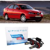 Photon Seat Cordoba LED Xenon Kısa Far Ampulü H7 Ultimate 9500 Lumens Yeni Seri Beyaz 2003-2009