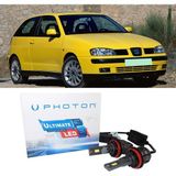Photon Seat Ibiza LED Xenon Kısa Far Ampulü H7 Ultimate 9500 Lumens Yeni Seri Beyaz 1999-2003