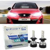 Photon Seat Ibiza Mk4 LED Xenon Uzun Far Ampulü H7 Access Yeni Seri Beyaz 2008-2016 - 00-Beyaz