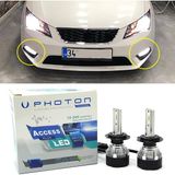 Photon Seat Leon Mk3 LED Xenon Kısa Far Ampulü H7 Access Yeni Seri Beyaz - 00-Beyaz