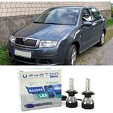 Photon Skoda Fabia 1 Sis Far Ampulü H3 Access Yeni Seri Beyaz 1999-2006 - 00-Beyaz
