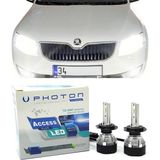 Photon Skoda Octavia Mk3 LED Xenon Kısa Far Ampulü H7 Access Yeni Seri Beyaz 2013-2017 - 00-Beyaz