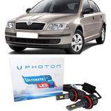 Photon Skoda Octavia Mk3 LED Xenon Kısa Far Ampulü H7 Ultimate 9500 Lumens Yeni Seri Beyaz 2013-2017
