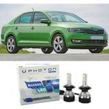 Photon Skoda Rapid Kısa Far Ampulü H7 Access Yeni Seri Beyaz 2013-2019 - 00-Beyaz