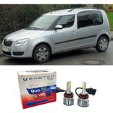 Photon Skoda Roomster Uzun Far Ampulü H7 Duo Yeni Seri Beyaz 2006-2015