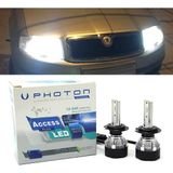 Photon Skoda Superb LED Xenon Kısa Far Ampulü H7 Access Yeni Seri Beyaz 2002-2006 - 00-Beyaz