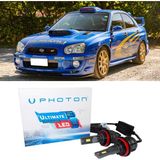 Photon Subaru Impreza LED Xenon Kısa Far Ampulü H1 Ultimate 9500 Lumens Yeni Seri Beyaz 2003-2005