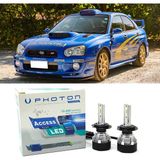 Photon Subaru Impreza LED Xenon Uzun Far Ampulü Hb3 Access Yeni Seri Beyaz 2003-2005 - 00-Beyaz