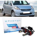 Photon Subaru Justy LED Xenon Uzun+Kısa Far Ampulü H4 Ultimate 9500 Lumens Yeni Seri Beyaz