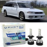 Photon Subaru Legacy LED Xenon Uzun+Kısa Far Ampulü H4 Access Yeni Seri Beyaz - 00-Beyaz