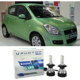 Photon Suzuki Splash Uzun+Kısa Far Ampulü H4 Access Yeni Seri Beyaz 2008-2015 - 00-Beyaz
