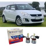 Photon Suzuki Swift 2 Uzun+Kısa Far Ampulü H4 Duo Yeni Seri Beyaz 2010-2017