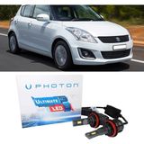 Photon Suzuki Swift LED Xenon Uzun+Kısa Far Ampulü H4 Ultimate 9500 Lumens Yeni Seri Beyaz 2005-2022