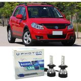 Photon Suzuki Sx4 Uzun+Kısa Far Ampulü H4 Access Yeni Seri Beyaz 2006-2013 - 00-Beyaz