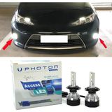 Photon Toyota Auris LED Xenon Kısa Far Ampulü H11 Access Yeni Seri Beyaz 2006-2012 - 00-Beyaz