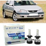 Photon Toyota Avensis LED Xenon Kısa Far Ampulü H7 Access Yeni Seri Beyaz 2000-2003 - 00-Beyaz