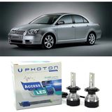 Photon Toyota Avensis LED Xenon Kısa Far Ampulü H7 Access Yeni Seri Beyaz 2003-2006 - 00-Beyaz