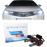 Photon Toyota Corolla E170 LED Xenon Kısa Far Ampulü H11 Ultimate 9500 Lumens Yeni Seri Beyaz 2013-2018