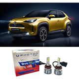Photon Toyota Yaris Uzun+Kısa Far Ampulü H4 Duo Yeni Seri Beyaz 2020-2023