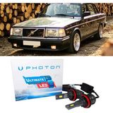 Photon Volvo 240 LED Xenon Uzun+Kısa Far Ampulü H4 Ultimate 9500 Lumens Yeni Seri Beyaz