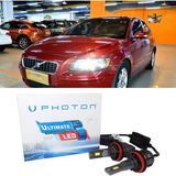 Photon Volvo S40 LED Xenon Kısa Far Ampulü H7 Ultimate 9500 Lumens Yeni Seri Beyaz 2004-2012