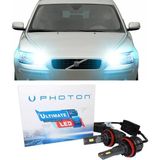 Photon Volvo V50 LED Xenon Uzun Far Ampulü H9 Ultimate 9500 Lumens Yeni Seri Beyaz 2007-2012