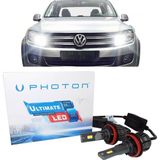 Photon Vw Amarok LED Xenon Sis Farı Ampulü Hb4 9006 Ultimate 9500 Lumens Yeni Seri Beyaz