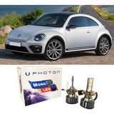 Photon Vw Beetle Uzun+Kısa Far Ampulü H4 Mono Yeni Seri Beyaz 2012-2019