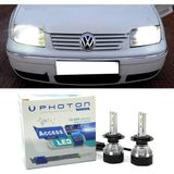 Photon Vw Bora LED Xenon Uzun + Kısa Far Ampulü H4 Access Yeni Seri Beyaz - 00-Beyaz