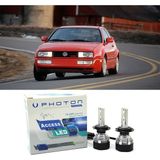 Photon Vw Corrado Uzun+Kısa Far Ampulü H4 Access Yeni Seri Beyaz 1988-1995 - 00-Beyaz