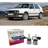 Photon Vw Golf 2 Uzun+Kısa Far Ampulü H4 Duo Yeni Seri Beyaz 1983-1992